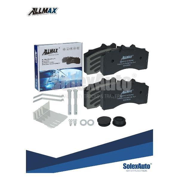 Колодка автомобильная ALLMAX Колодки тормозные дисковые 211x115x30мм BPW TSB4309/4312 (29228)