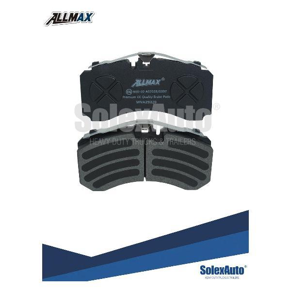 Колодка автомобильная ALLMAX Колодки тормозные задние дисковые к-кт SAF/SCHMITZ ось Schmitz Knorr ST7-430 15   29328STD