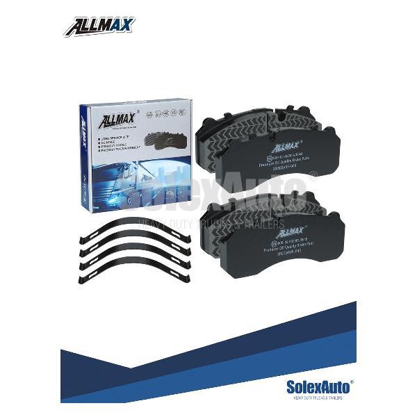 Колодка автомобильная ALLMAX Колодки тормозные дисковые к-т, STD (до 100.000км) SHACMAN/SHAANXI/FAW 3501DA05-040