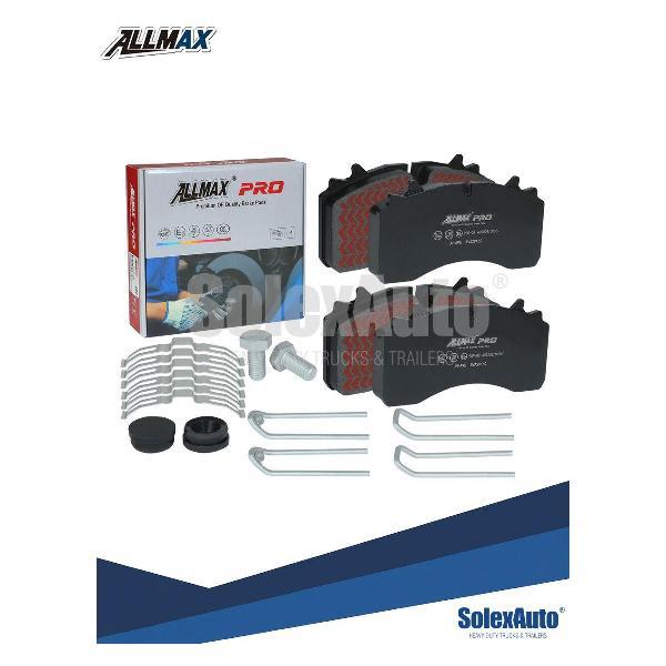 Колодка автомобильная ALLMAX Колодки торм. диск. 210,5x109,6x31мм SAF/WABCO (29162) Wabco PAN 22-1 29162PRO ALLMAX
