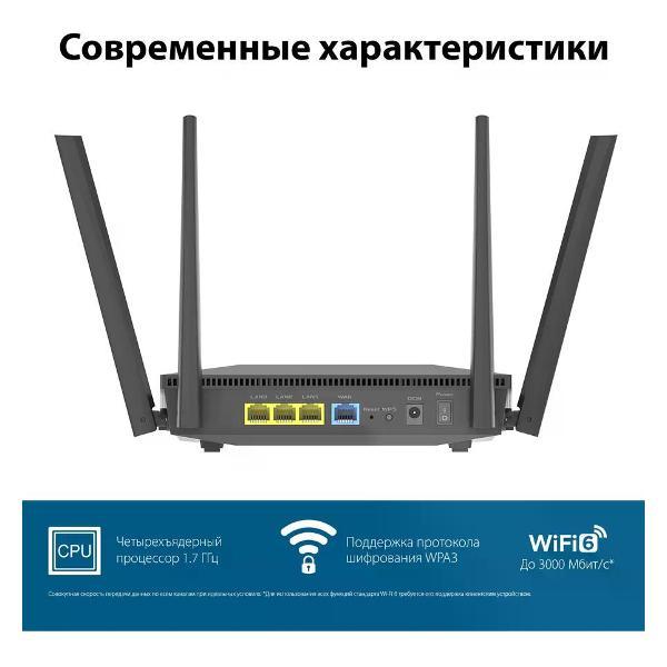 Wi-Fi роутер ASUS RT-AX52