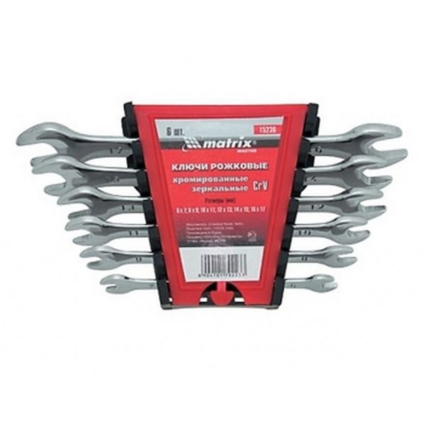 Набор Matrix 15238 ключи рожковые (6-22мм, 8шт)