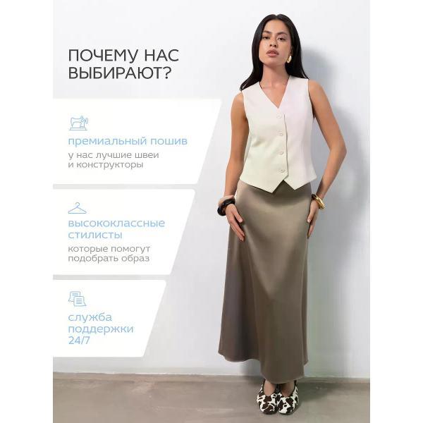 Жилет для женщин Vera Nicco Жилетка костюмная приталенная вечерний классический