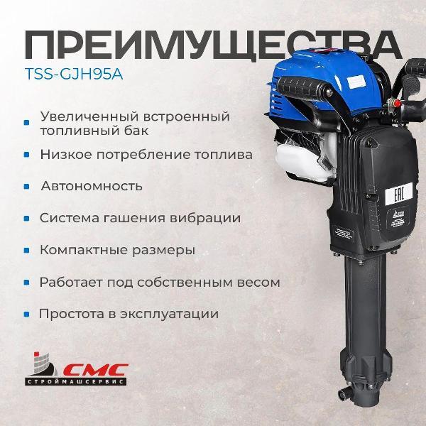 Отбойный молоток ГРУППА КОМПАНИЙ ТСС Бензиновый отбойный молоток ТСС TSS-GJH95A (четырехтактный)