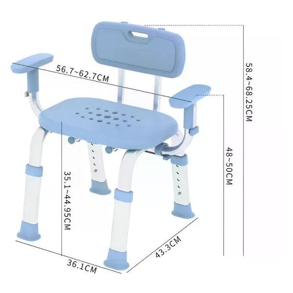 Подушка для ванны нет бренда Стул сиденье для ванны и душа санитарный для пожилых