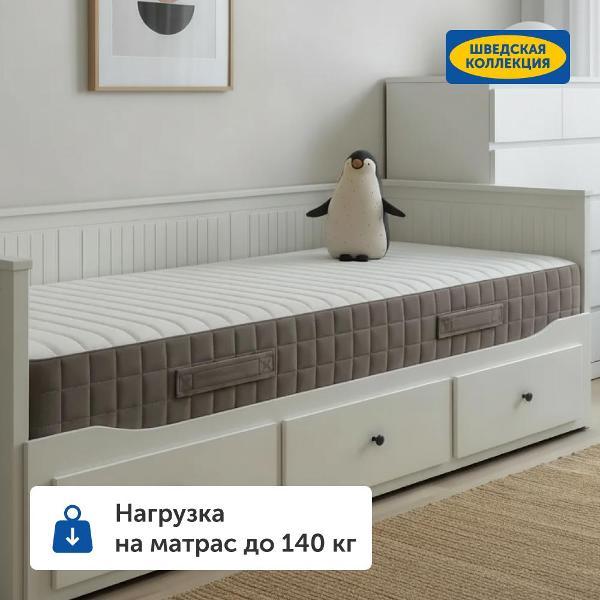 Матрас IKEA Хетлевик, независимые пружины, 90х200 см