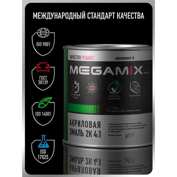 Краска для автомобиля MEGAMIX nano Акрилы ММ