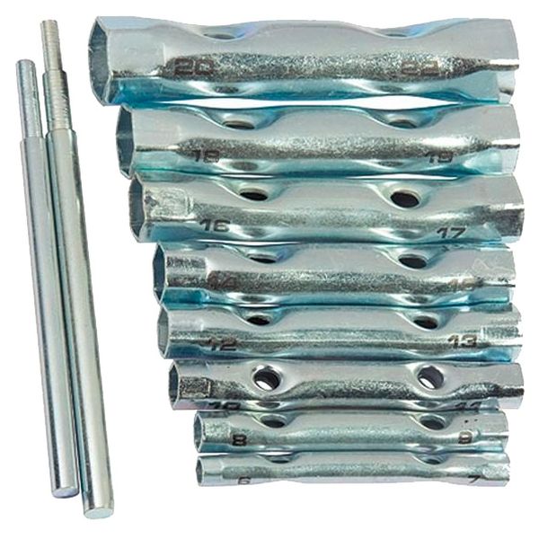 Набор Sparta 137525 ключи трубч.торц. с воротком (6-22мм,10пр)