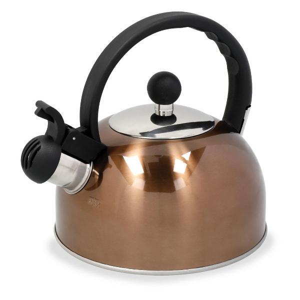 Чайник для плит Kitchen Craft Kitchen Craft Чайник со свистком 1,3л Copper La Cafeti#re