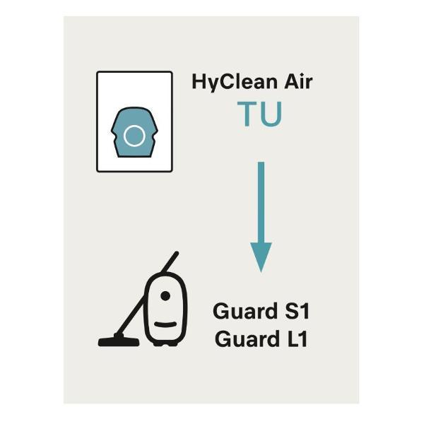 Пылесборник для пылесоса MIELE TU HyClean Pure, для серии Guard S1 и Guard L1