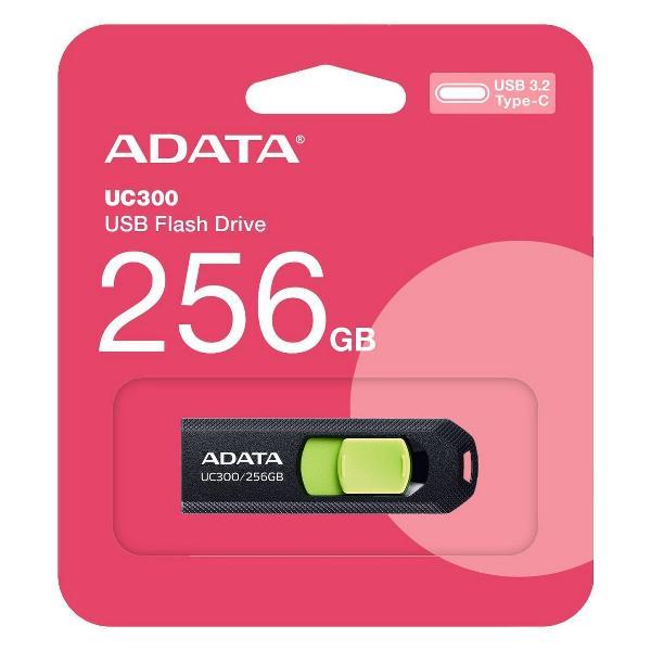 USB флеш-накопитель ADATA ACHO-UC300-256G-RBK/GN фото