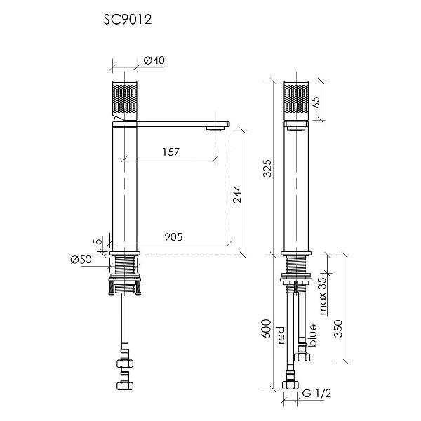 Смеситель sancos Звено (Nexus) SC9012BN