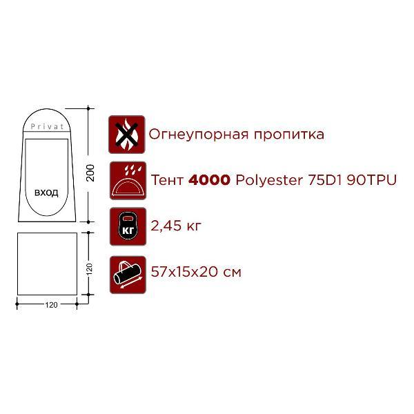 Походный душ Indiana Privat