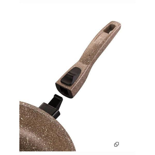 Съемная ручка для сковородки HomeWay Ручка съемная универсальная для сковороды, бакелит