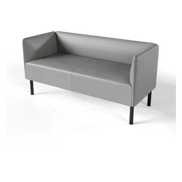 Диван САЛОН ТРОН Диван Монреаль 150 см, экокожа серый