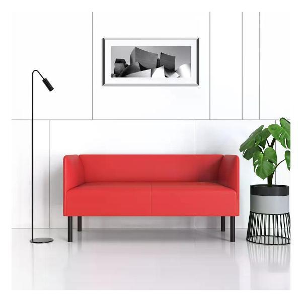 Диван САЛОН ТРОН Диван Монреаль 150 см, экокожа красный