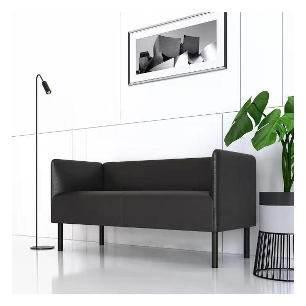 Диван САЛОН ТРОН Диван Монреаль 150 см, экокожа черный