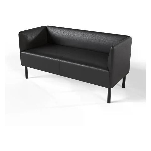Диван САЛОН ТРОН Диван Монреаль 150 см, экокожа черный