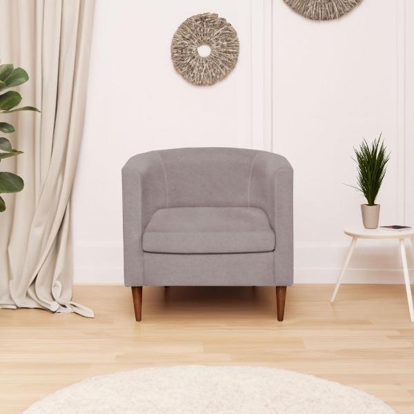 Кресло IKEA Мягкое кресло Тульсте, 65х61х62 см (капучино, велюр)