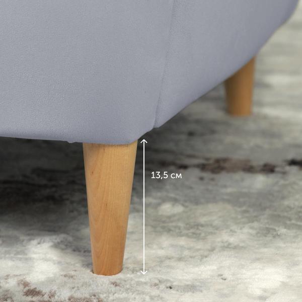 Кресло IKEA Мягкое кресло Странтмон, 80х98х101 см (серо-лиловый велюр)