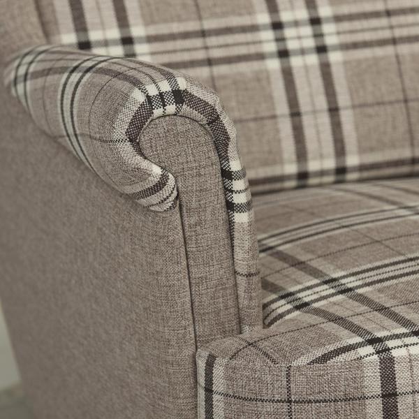 Кресло IKEA Мягкое кресло Странтмон, 80х98х101 см (серо-бежевая рогожка)