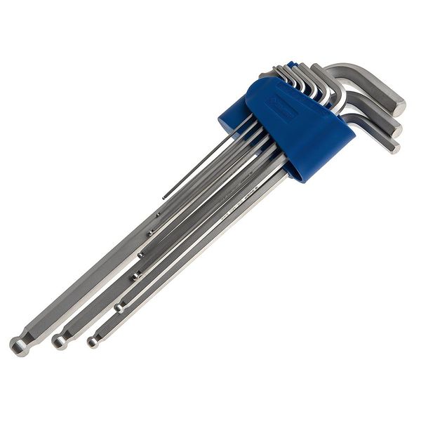 Набор Зубр 27466-H9 ключи Г-обр. длинные (1.5-10мм, 9шт)