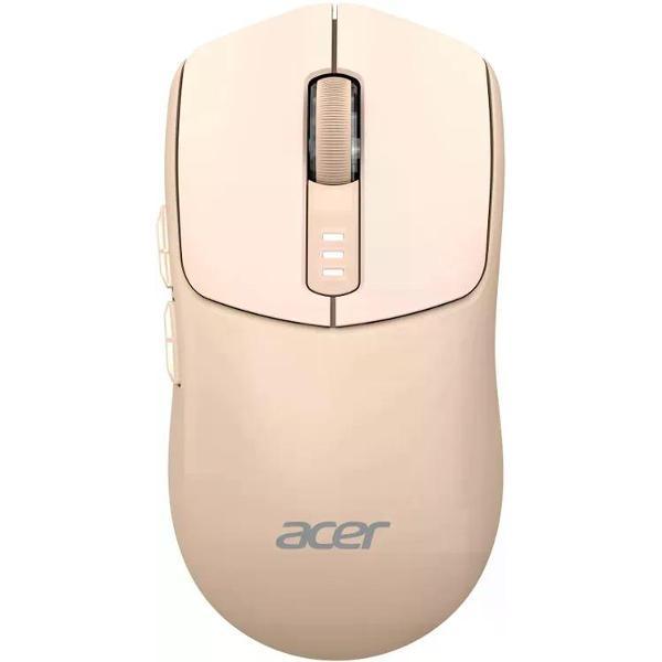Компьютерная мышь беспроводная Acer OMR312, Bluetooth/Радио, оптическая, USB, 3200dpi, розовый ZL.MCECC.036