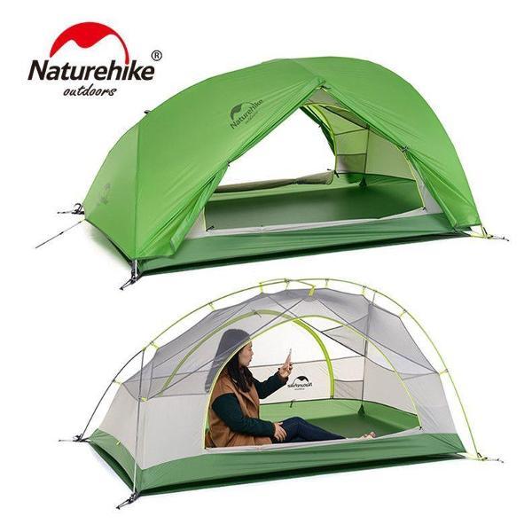 Палатка туристическая Naturehike ультралёгкая Star-river 2 с тентом 2-местная Green, 6927595716496