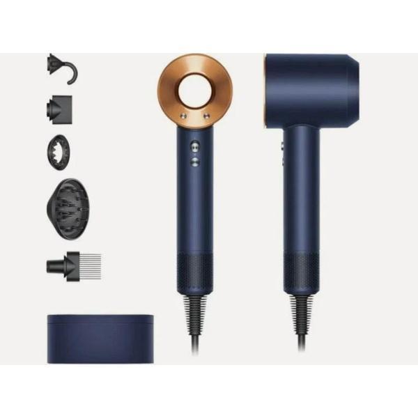 Фен настенный для волос Dyson Dyson Supersonic HD07 (Prussian Blue)