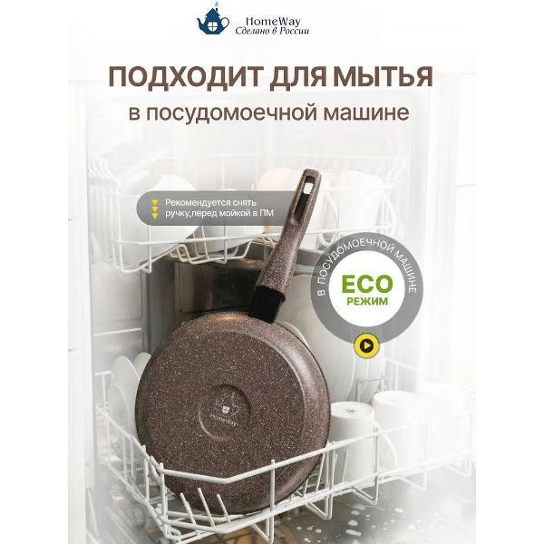 Набор посуды для приготовления HomeWay Керамика_ДУО_20см;22см+крышки_102396