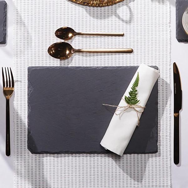 Сервировочная доска Kitchen Craft Kitchen Craft Набор из 4 сланцевых сервировочных досок 30х20см Artes#