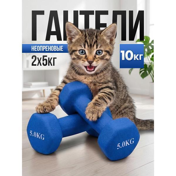 Гантель БлинДаГриф 5 кг, 2 шт