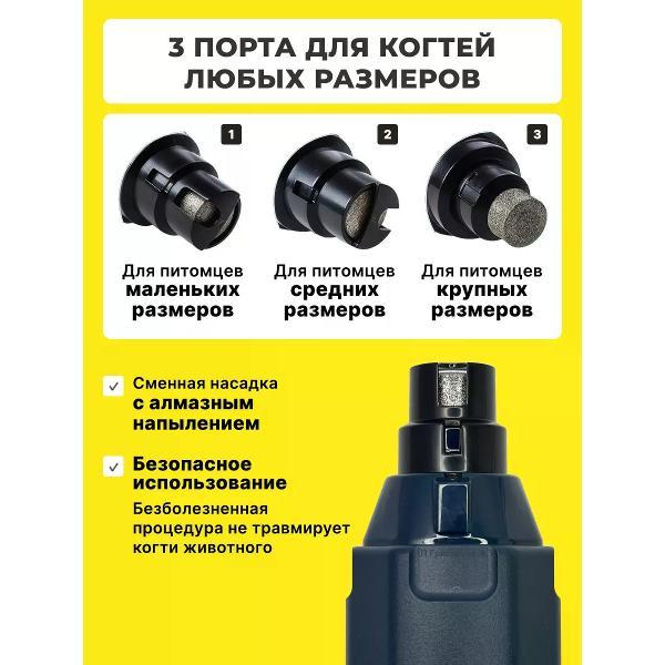 Когтерезка SuperPets Гриндер для кошек и собак когтерез для когтей электрический
