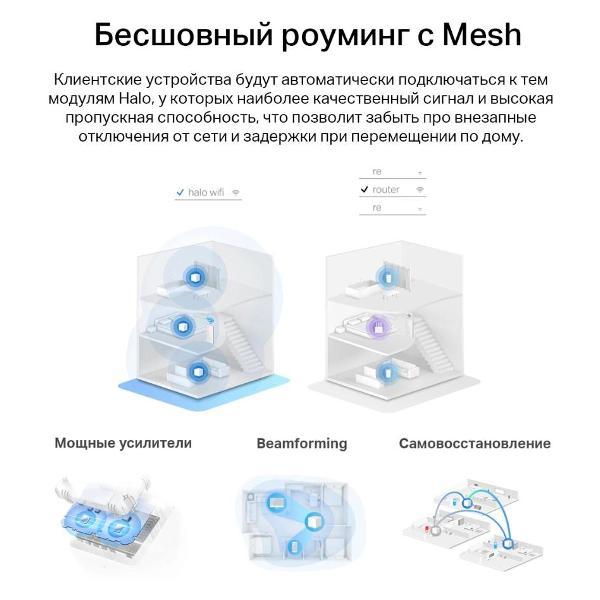 MESH система Mercusys HALO H60X(2-PACK)