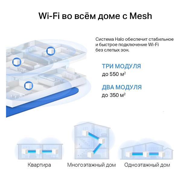 MESH система Mercusys HALO H60X(2-PACK)