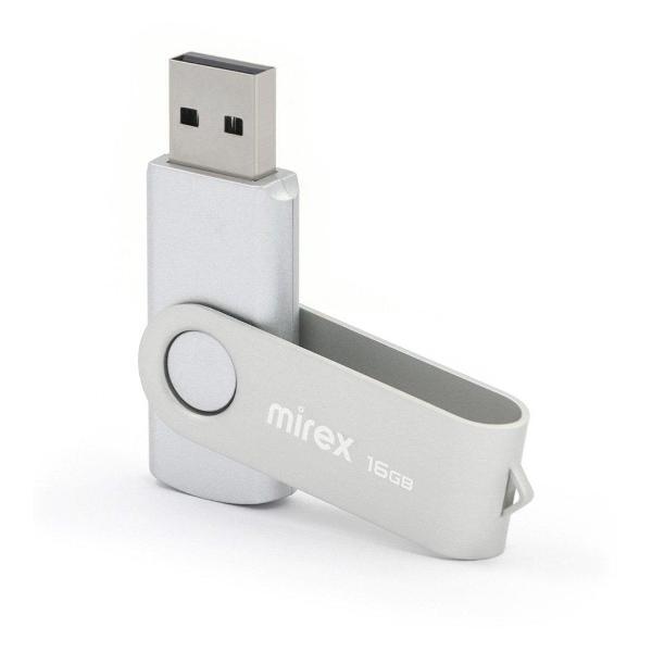 USB флеш-накопитель MIREX Swivel Silver