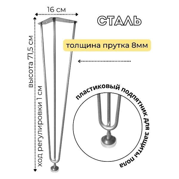 Ножка мебельная ТПП САЛВЕ Ножки мебельные для стола опора подстолье