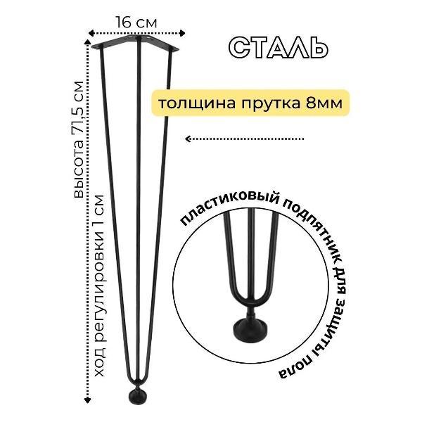 Ножка мебельная ТПП САЛВЕ Ножки мебельные для стола опора подстолье