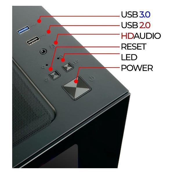 Корпус для компьютера Ginzzu V310