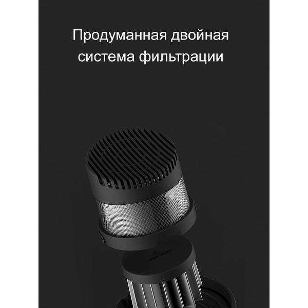 Пылесос автомобильный, аккумуляторный Shunzao Z1 белый