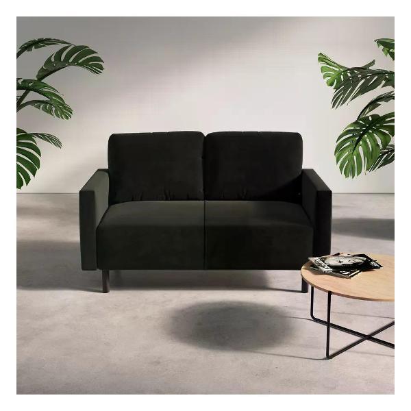 Диван САЛОН ТРОН Диван Сканди 120 см, черный