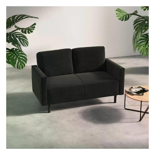 Диван САЛОН ТРОН Диван Сканди 120 см, черный