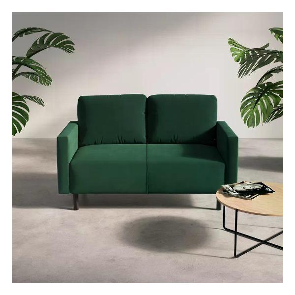 Диван САЛОН ТРОН Диван Сканди 120 см, изумрудный