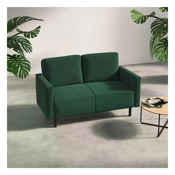 Диван САЛОН ТРОН Диван Сканди 120 см, изумрудный