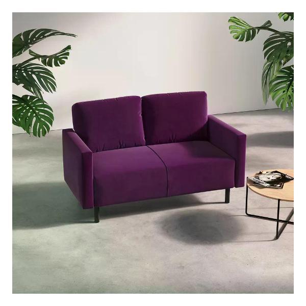 Диван САЛОН ТРОН Диван Сканди 120 см, фиолетовый