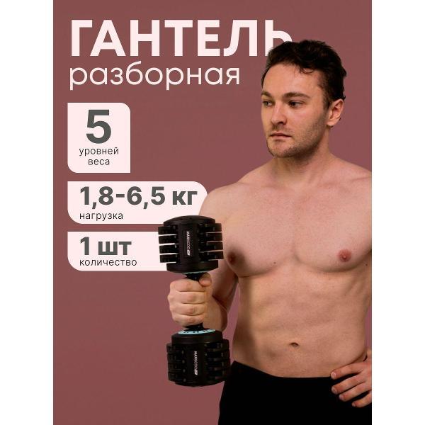 Гантель MAXISCOO FIT неопреновые