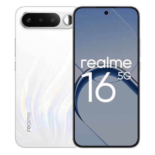 Смартфон realme 16 5G RMX5171 8/256Гб белый фото