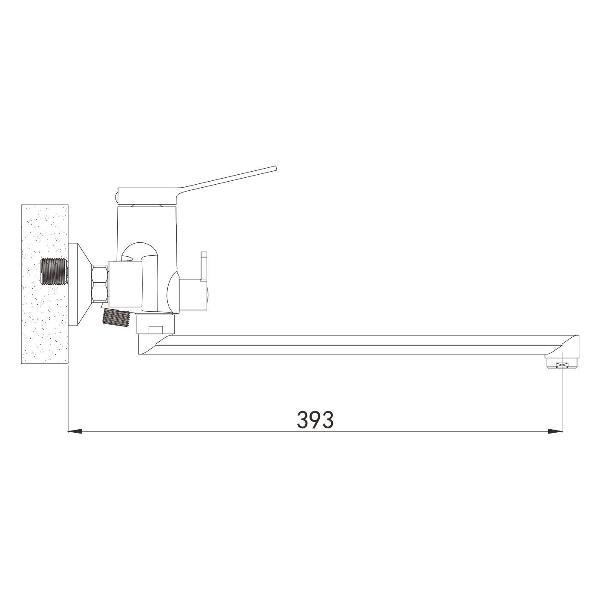 Смеситель Shevanik смеситель для ванны Shevanik S6AK22RP2TLR