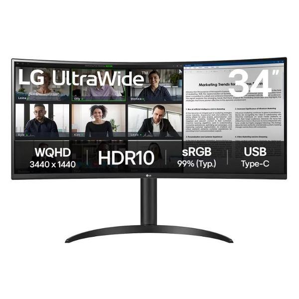 Монитор LG 34WR55QK-B