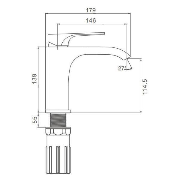 Смеситель Prohanss смеситель для раковины Prohanss P61.10.03
